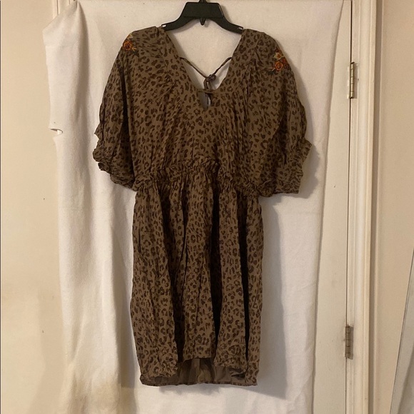 Cato Dresses & Skirts - 💫 NWT Leopard Embroidered Print Dress